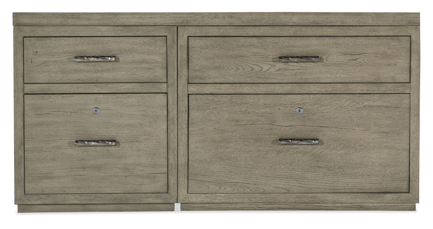 Hooker Furniture Linville Falls Credenza - 60in Top-Small File and Lateral File 6150-10950-85