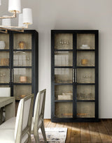 Hooker Furniture Linville Falls Shou Sugi Ban Curio Cabinet 6150-75906-99