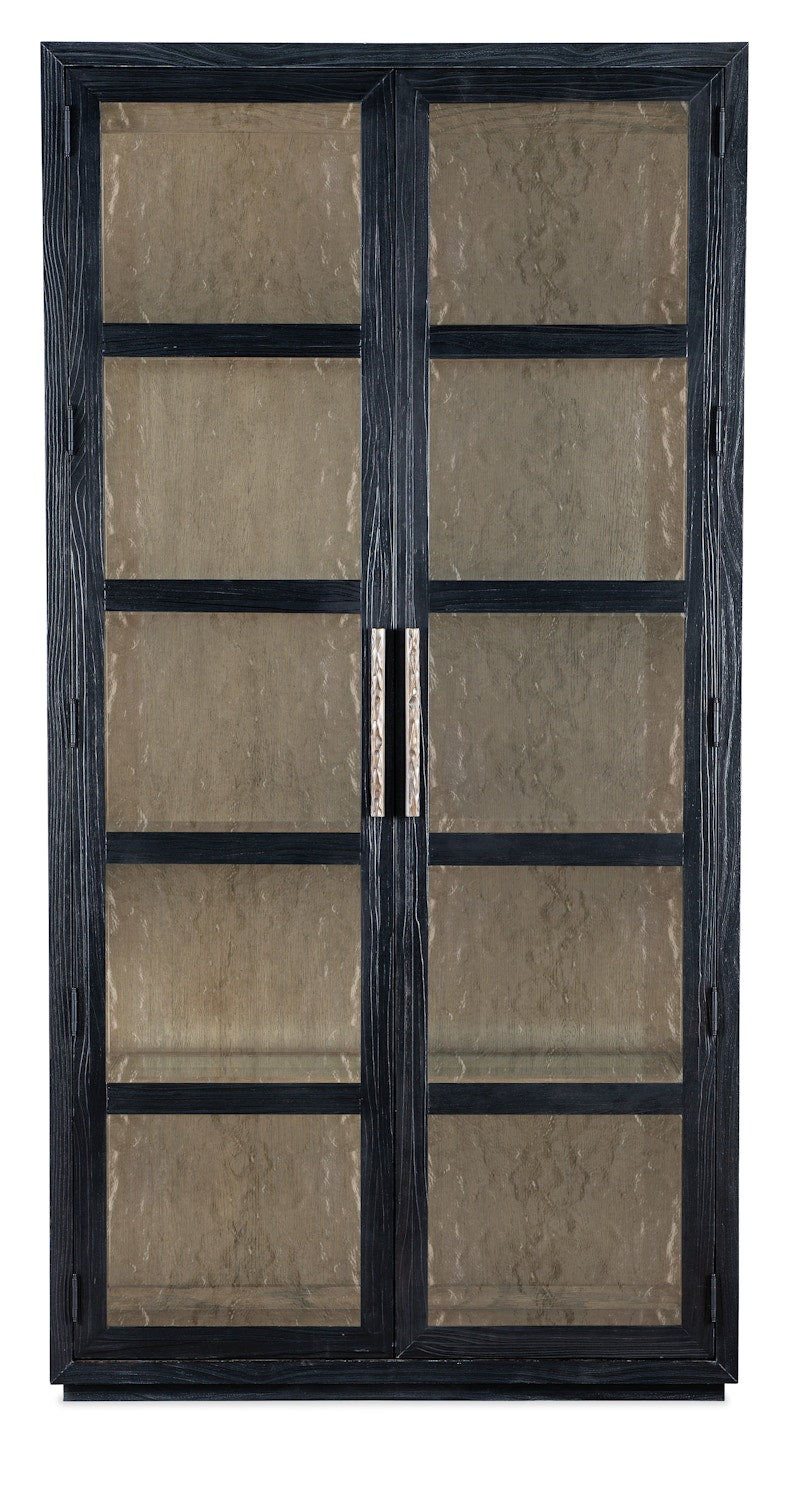 Hooker Furniture Linville Falls Shou Sugi Ban Curio Cabinet 6150-75906-99