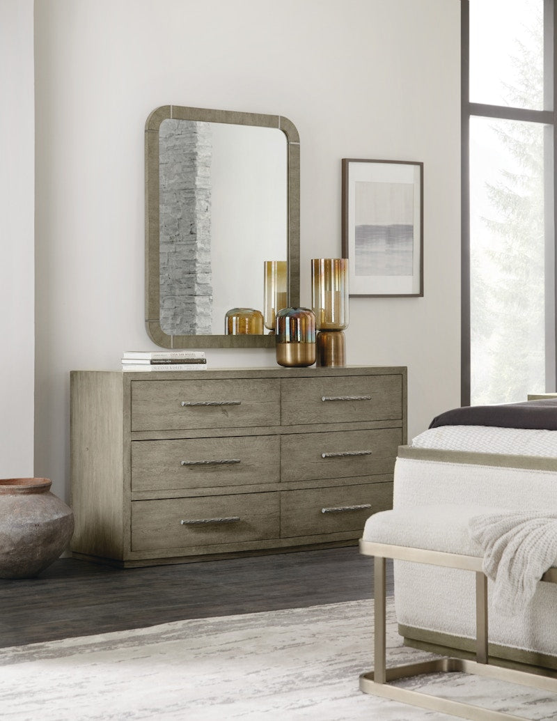 Hooker Furniture Linville Falls Chimney Gap Six Drawer Dresser 6150-90002-85