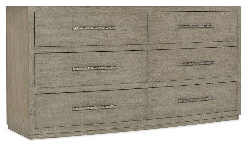 Hooker Furniture Linville Falls Chimney Gap Six Drawer Dresser 6150-90002-85