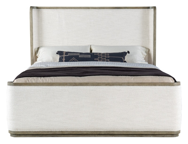 Hooker Furniture Linville Falls Boones King Upholstered Shelter Bed 6150-90466-85