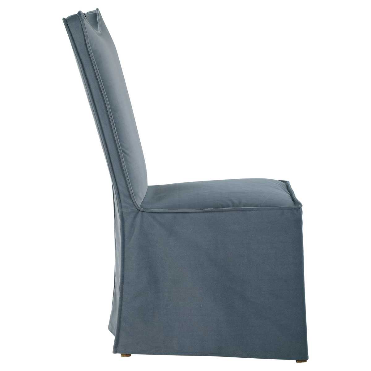 Delroy Armless Chair, Gray, 2 Per Box, Priced Each