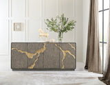 Hooker Furniture Melange Fissured Entertainment Credenza 628-55068-89