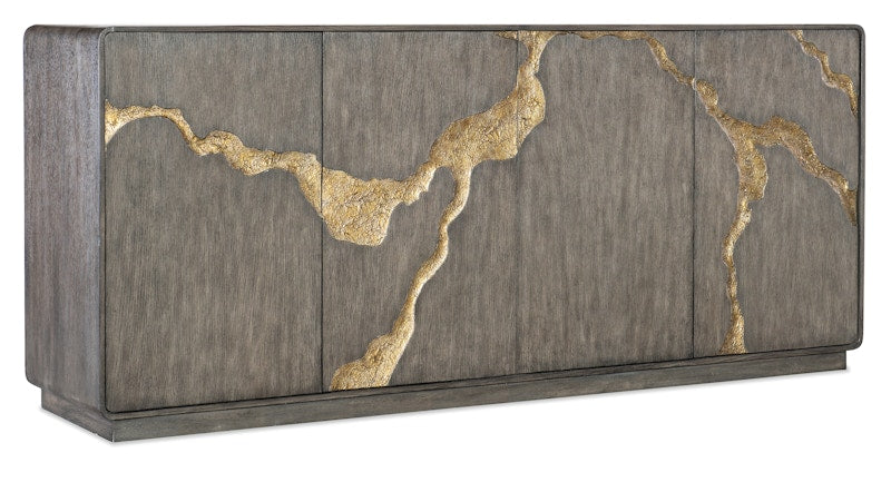 Hooker Furniture Melange Fissured Entertainment Credenza 628-55068-89