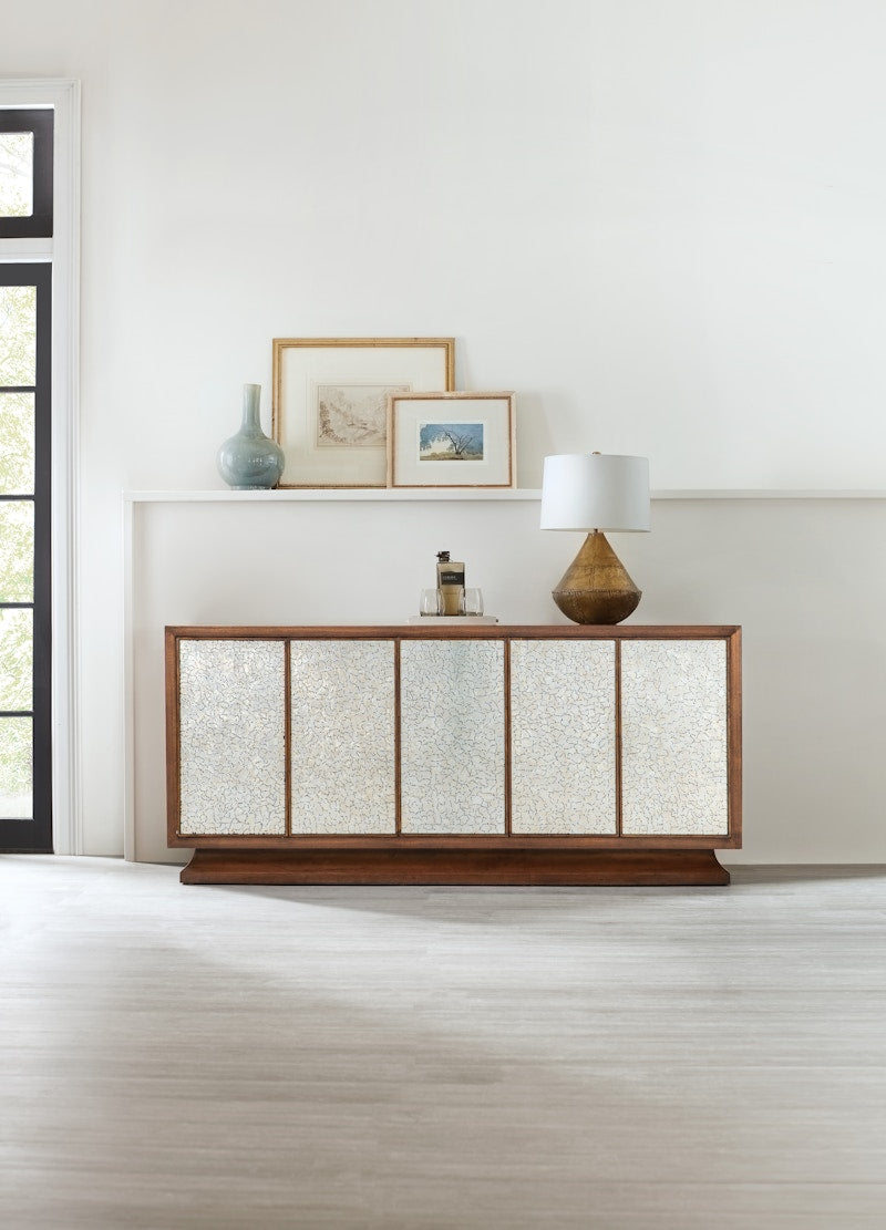 Hooker Furniture Melange Lloyds Leopard Entertainment Credenza 628-55071-89