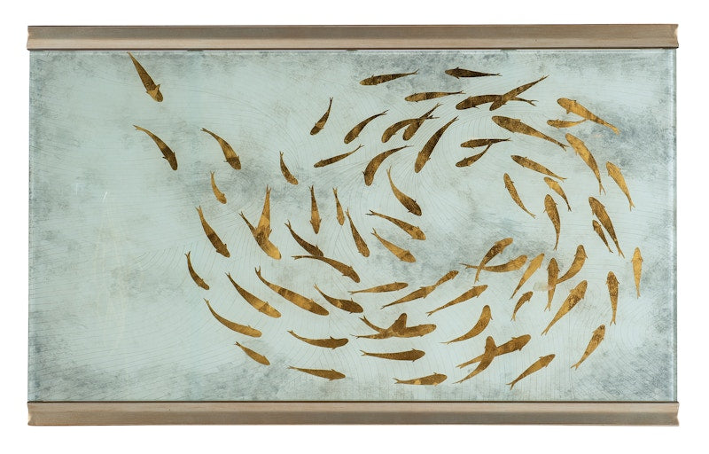 Hooker Furniture Melange Koi Rectangle Cocktail Table 628-80015-647