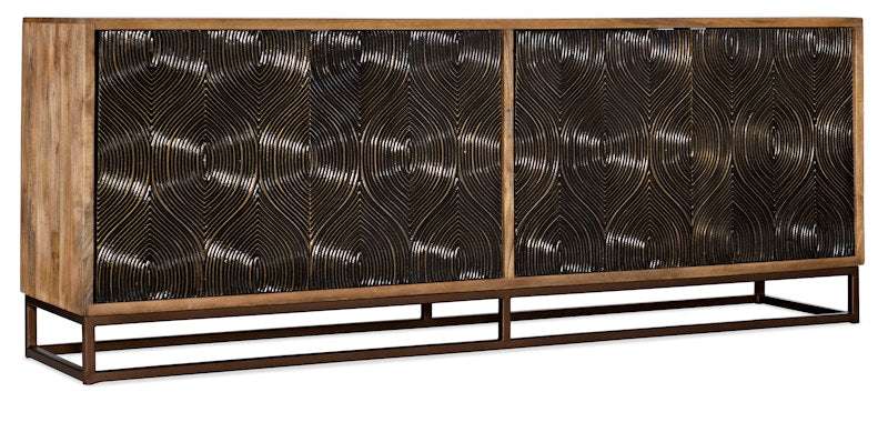 Hooker Furniture Swirl Door Entertainment Console 6344-55486-89