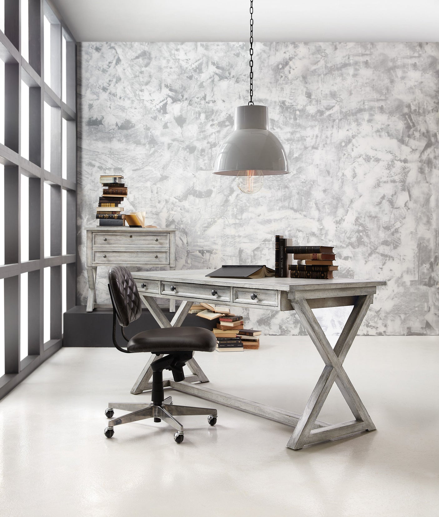 Hooker Furniture Melange Dixon Writing Desk 638-10019-GRY