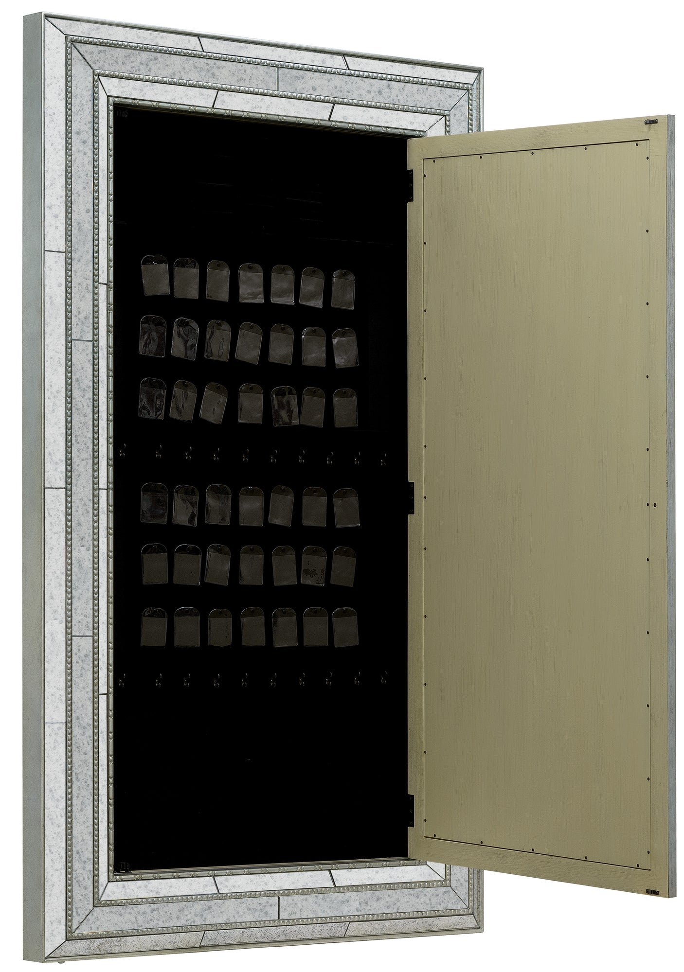 Hooker Furniture Melange Glamour Floor Mirror w/Jewelry Armoire Storage 638-50012