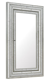 Hooker Furniture Melange Glamour Floor Mirror w/Jewelry Armoire Storage 638-50012