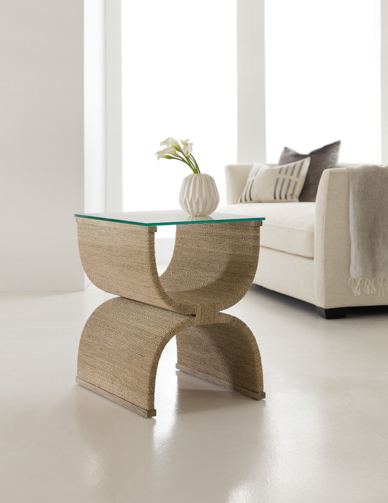 Hooker Furniture Melange Lenny Woven End Table 638-50513-80