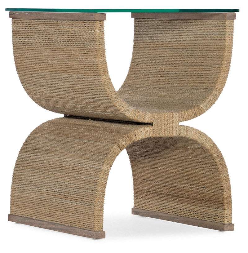 Hooker Furniture Melange Lenny Woven End Table 638-50513-80