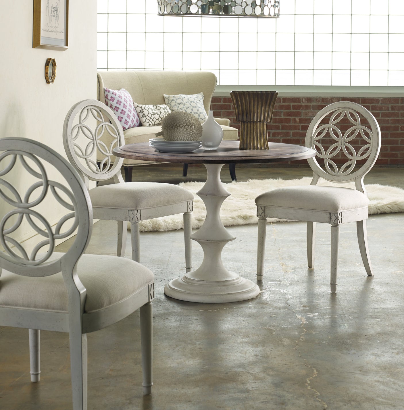 Hooker Furniture Melange Brynlee Side Chair - 2 per carton/price ea 638-75006