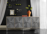 Hooker Furniture Melange Zola Four-Door Credenza 638-85316-LTGY