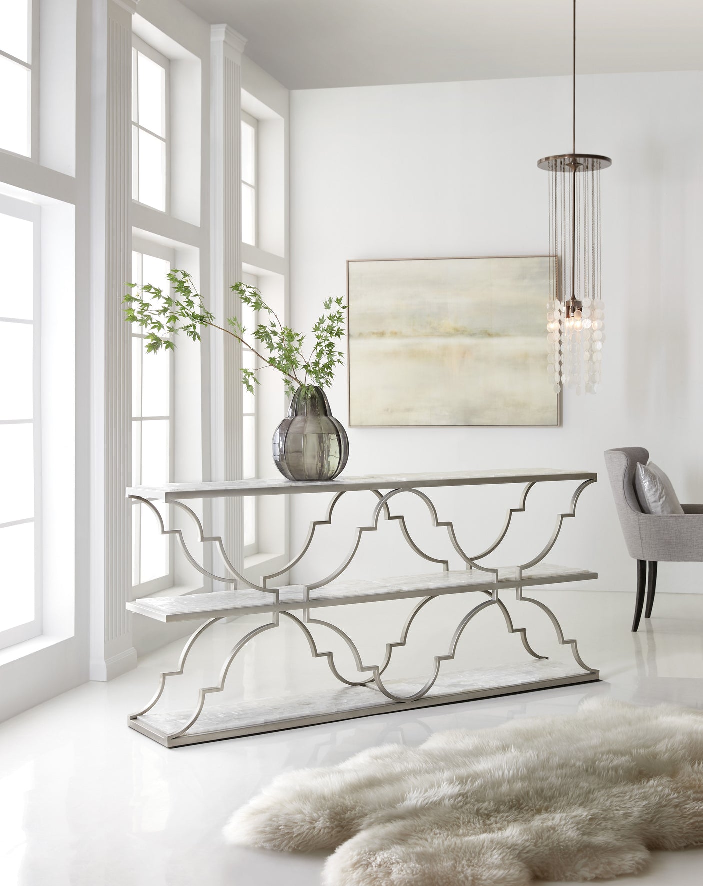 Hooker Furniture Melange Golden Gate Console 638-85415-MULTI