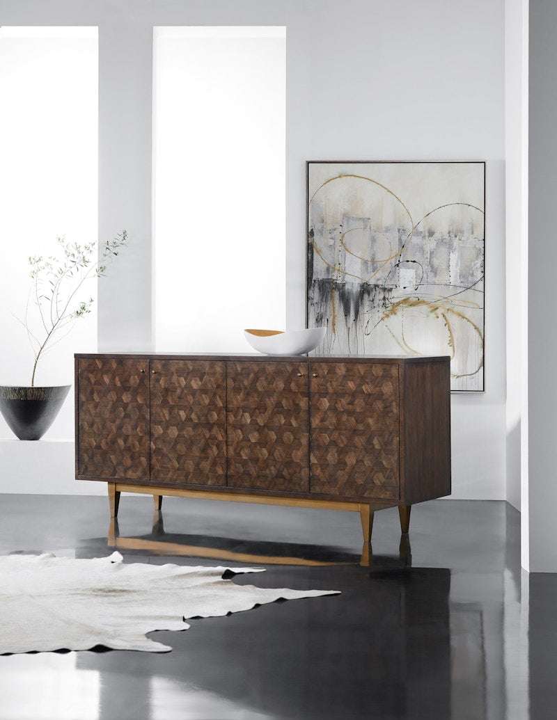 Hooker Furniture Melange Alpine Four-Door Credenza 638-85520-85