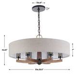 Woodall, 6 Lt Chandelier