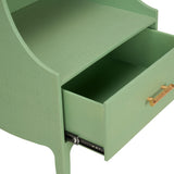 George III Bedside Table - Green