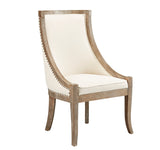 Linen Scoop Chair - Kings Fine Art & Decor