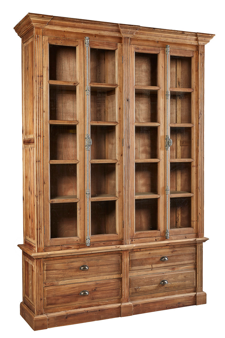 Natural Old Fir Bookcase - Kings Fine Art & Decor
