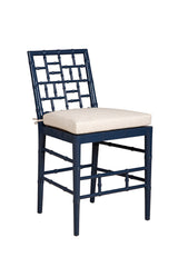Blue Hugo Counter Stool - Kings Fine Art & Decor