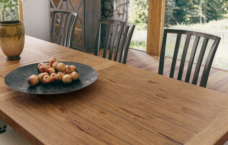 Hooker Furniture Big Sky Trestle Dining Table w/2-20in leaves 6700-75200-80