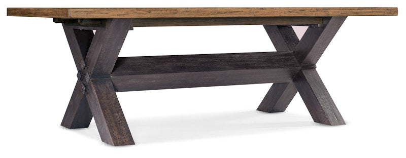 Hooker Furniture Big Sky Trestle Dining Table w/2-20in leaves 6700-75200-80