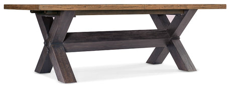 Hooker Furniture Big Sky Trestle Dining Table w/2-20in leaves 6700-75200-80