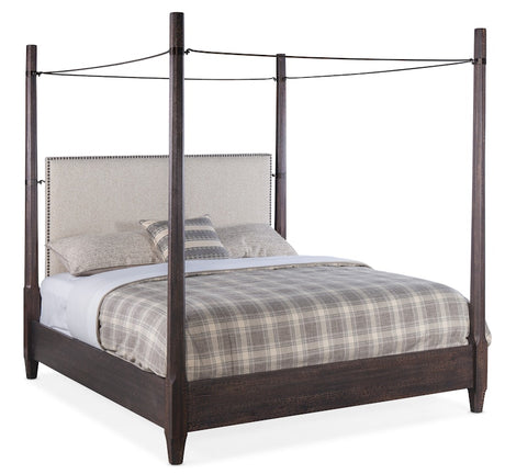 Hooker Furniture Big Sky King Poster Bed w/canopy 6700-90666-98