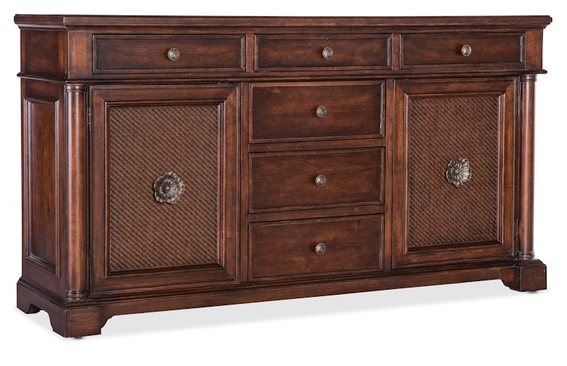 Hooker Furniture Charleston Two Door-Six Drawer Buffet 6750-75902-85