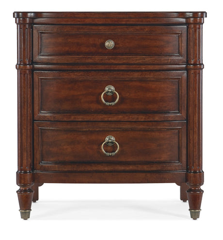 Hooker Furniture Charleston Three-Drawer Nightstand 6750-90015-85