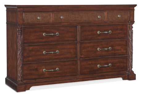 Hooker Furniture Charleston Nine-Drawer Dresser 6750-90302-85