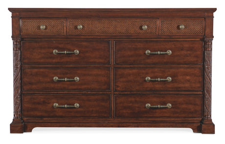Hooker Furniture Charleston Nine-Drawer Dresser 6750-90302-85
