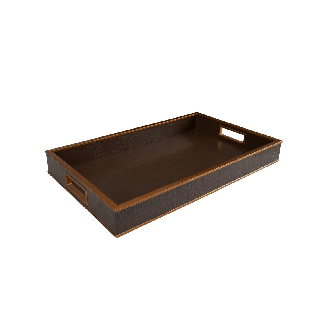 Reddington Tray - Brown Croco