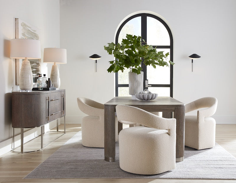 Hooker Furniture Modern Mood Leg Dining Table w/1-24in leaf 6850-75200-89
