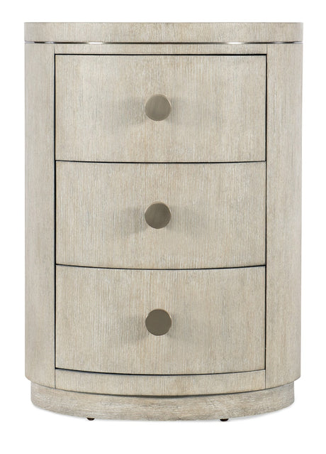 Hooker Furniture Modern Mood Round Nightstand 6850-90315-80