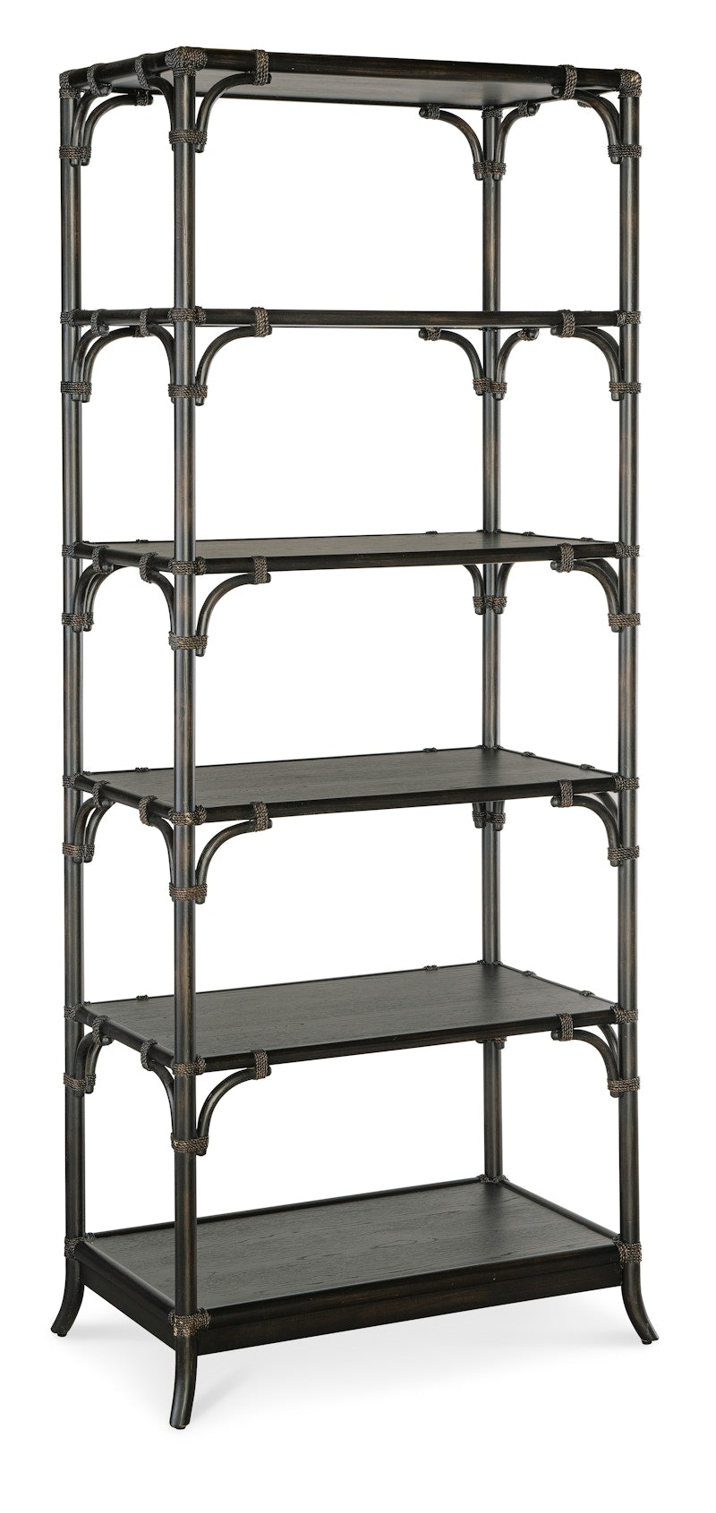 Hooker Furniture Retreat Pole Rattan Bookcase 6950-10445-99