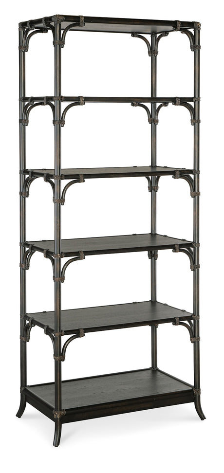 Hooker Furniture Retreat Pole Rattan Bookcase 6950-10445-99