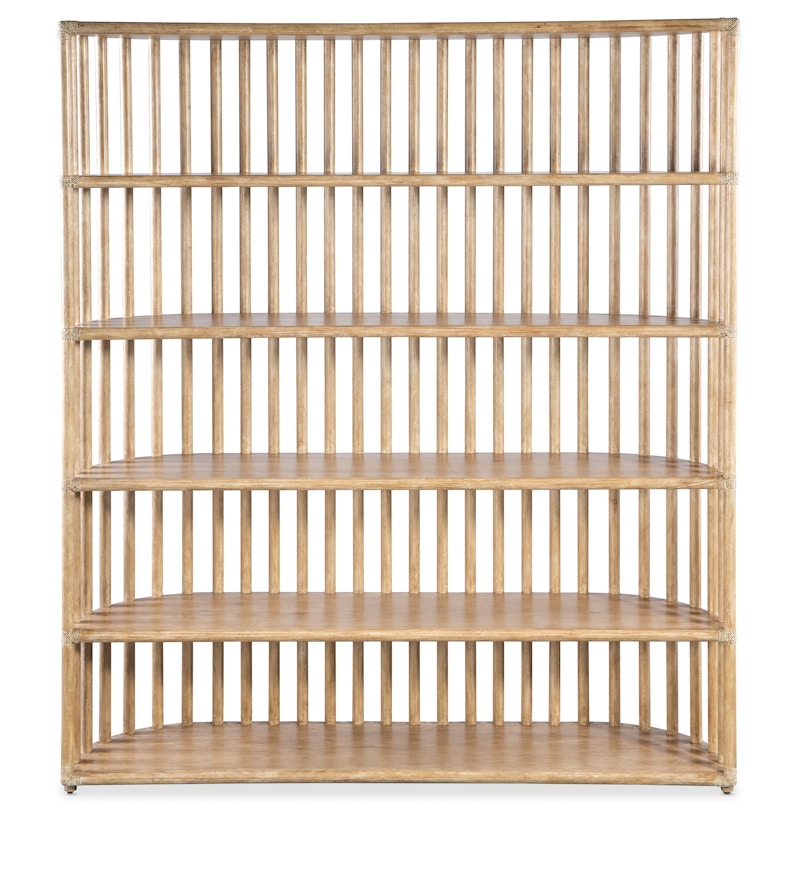 Hooker Furniture Retreat Slatted Bookcase 6950-10446-80