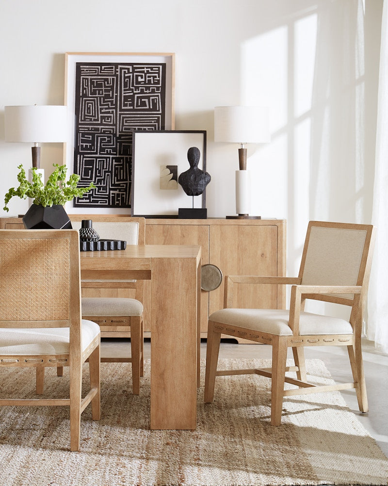 Hooker Furniture Retreat Cane Back Arm Chair - 2 per ctn/price each 6950-75300-80