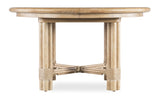 Hooker Furniture Retreat Pole Rattan Round Dining Table w/1-20in leaf 6950-75201-80