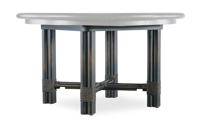 Retreat Pole Rattan Round Dining Table Base 6950-75201B-99