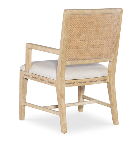 Hooker Furniture Retreat Cane Back Arm Chair - 2 per ctn/price each 6950-75300-80