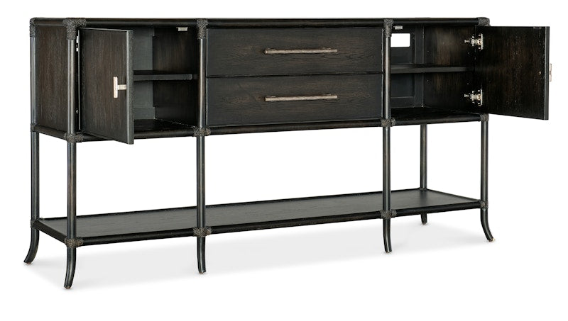 Hooker Furniture Retreat Pole Rattan Sideboard 6950-75917-99