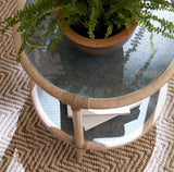Hooker Furniture Retreat Raffia End Table 6950-80116-45