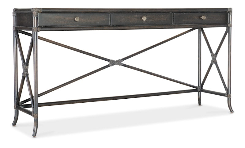 Hooker Furniture Retreat Pole Rattan Console 6950-80171-99