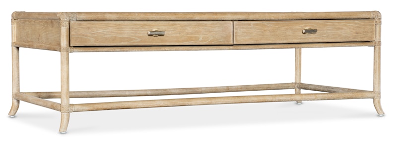 Hooker Furniture Retreat Pole Rattan Cocktail Table 6950-80210-80