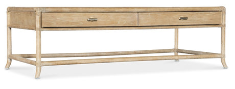 Hooker Furniture Retreat Pole Rattan Cocktail Table 6950-80210-80