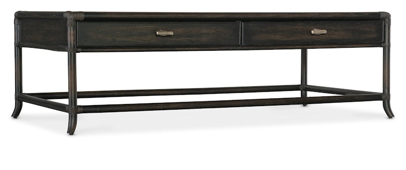 Hooker Furniture Retreat Pole Rattan Cocktail Table 6950-80210-99